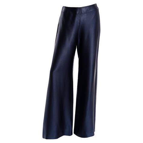 blue chanel leggings|Chanel women's wide leg jeans.